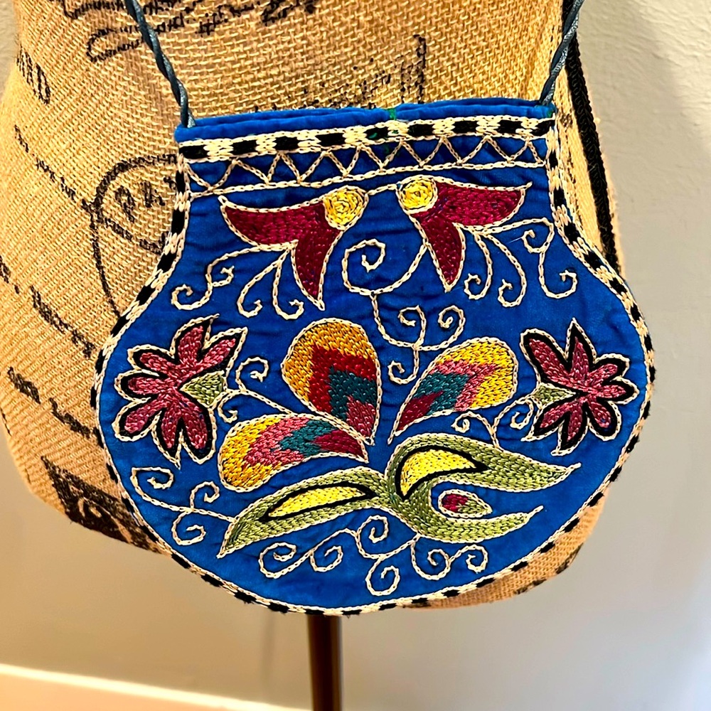 Turkish Hand-Embroidered Crossbody Purse